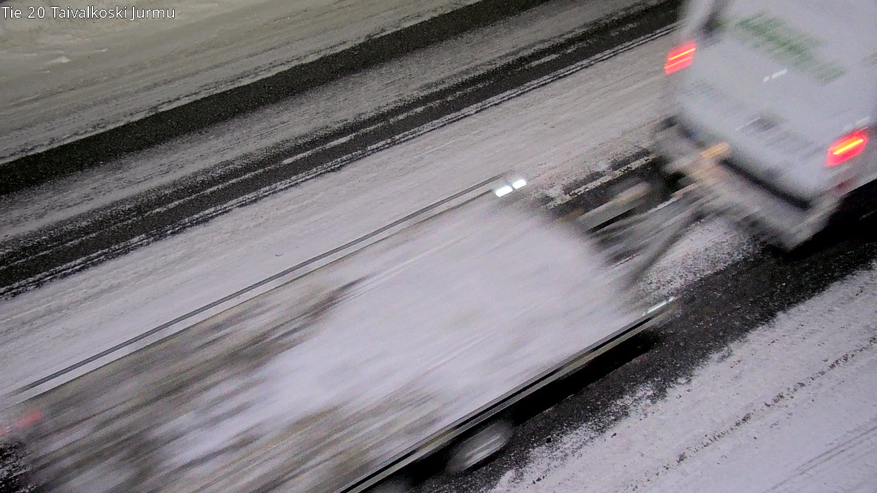 Weather Camera Image Väg 20 Taivalkoski, Jurmu, Taivalkoski, Pohjois-Pohjanmaa