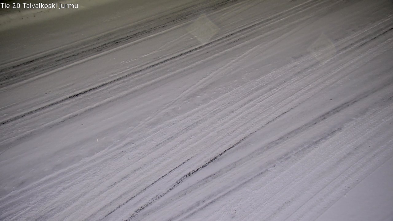 Weather Camera Image Väg 20 Taivalkoski, Jurmu, Taivalkoski, Pohjois-Pohjanmaa