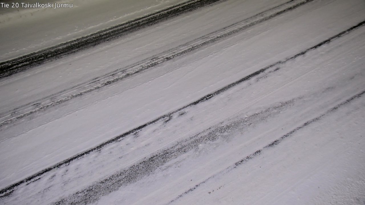 Weather Camera Image Väg 20 Taivalkoski, Jurmu, Taivalkoski, Pohjois-Pohjanmaa