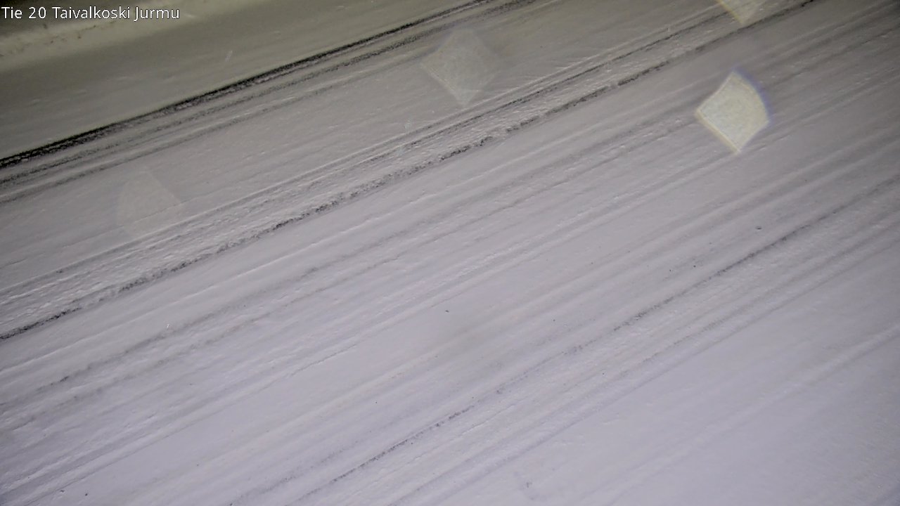 Weather Camera Image Väg 20 Taivalkoski, Jurmu, Taivalkoski, Pohjois-Pohjanmaa