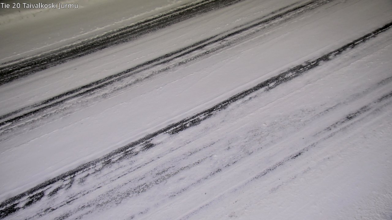 Weather Camera Image Väg 20 Taivalkoski, Jurmu, Taivalkoski, Pohjois-Pohjanmaa