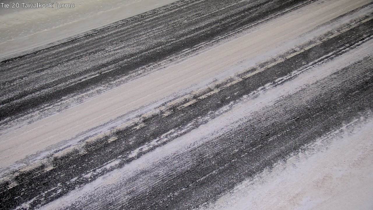 Weather Camera Image Road 20 Taivalkoski, Jurmu, Taivalkoski, Pohjois-Pohjanmaa