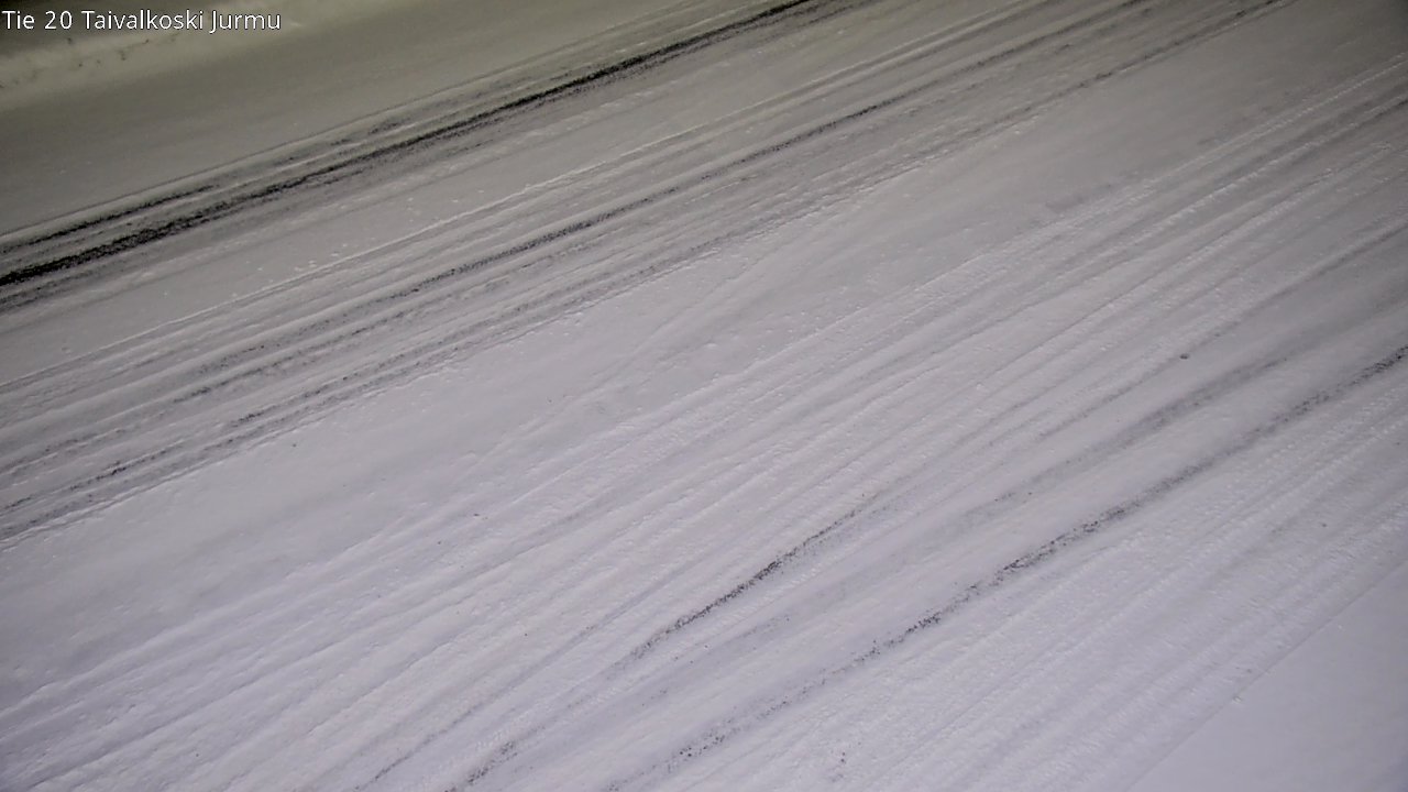 Weather Camera Image Väg 20 Taivalkoski, Jurmu, Taivalkoski, Pohjois-Pohjanmaa