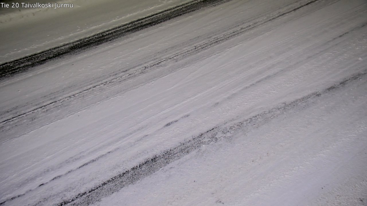 Weather Camera Image Väg 20 Taivalkoski, Jurmu, Taivalkoski, Pohjois-Pohjanmaa