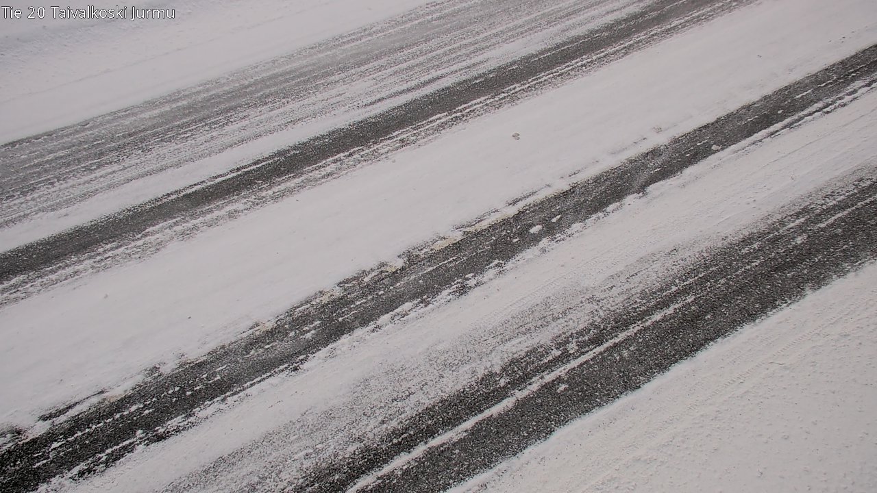 Weather Camera Image Väg 20 Taivalkoski, Jurmu, Taivalkoski, Pohjois-Pohjanmaa