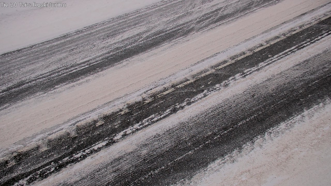 Weather Camera Image Väg 20 Taivalkoski, Jurmu, Taivalkoski, Pohjois-Pohjanmaa