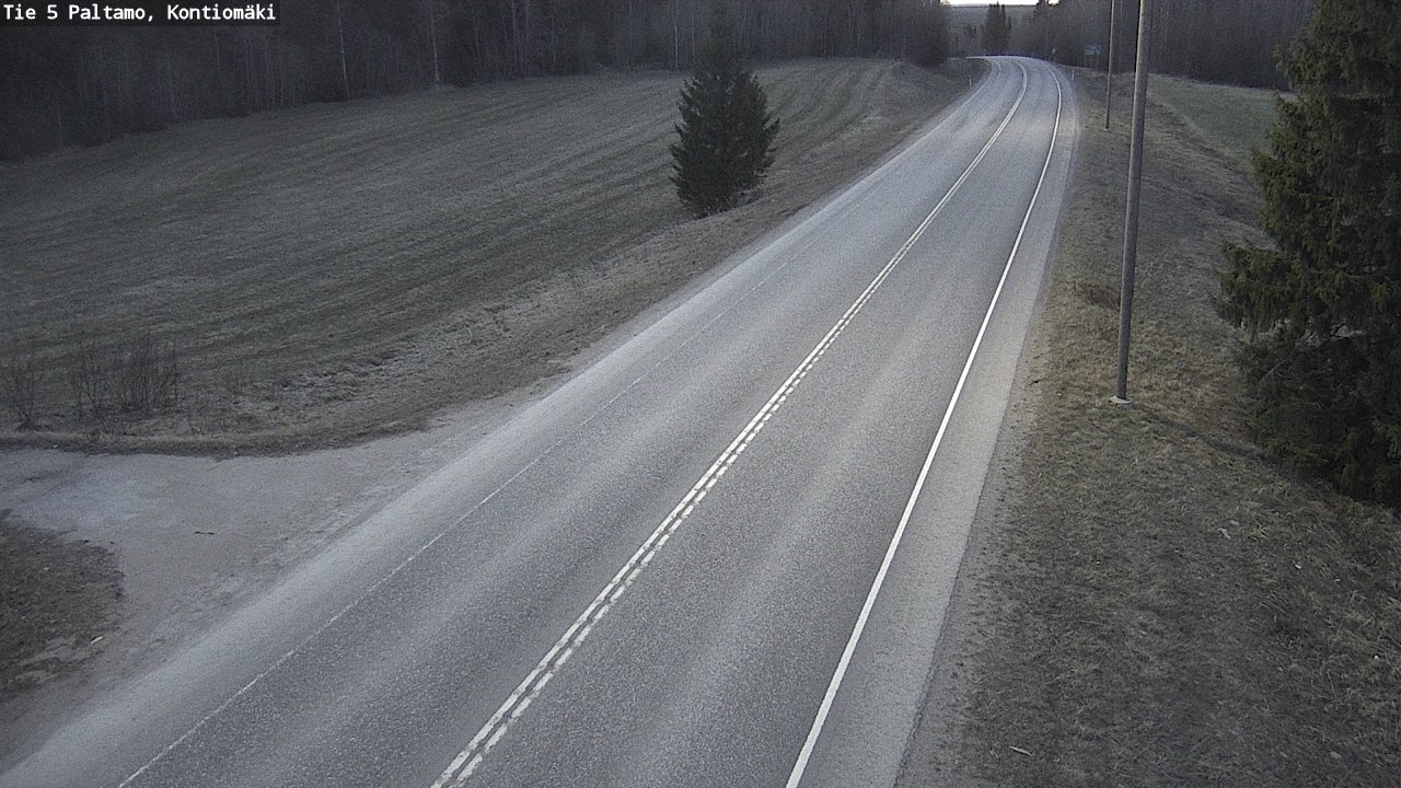 Weather Camera Image Road 5 Paltamo, Kontiomäki, Paltamo, Kainuu