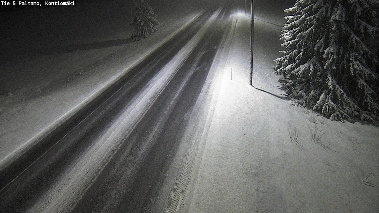 Weather Camera Image Road 5 Paltamo, Kontiomäki, Paltamo, Kainuu