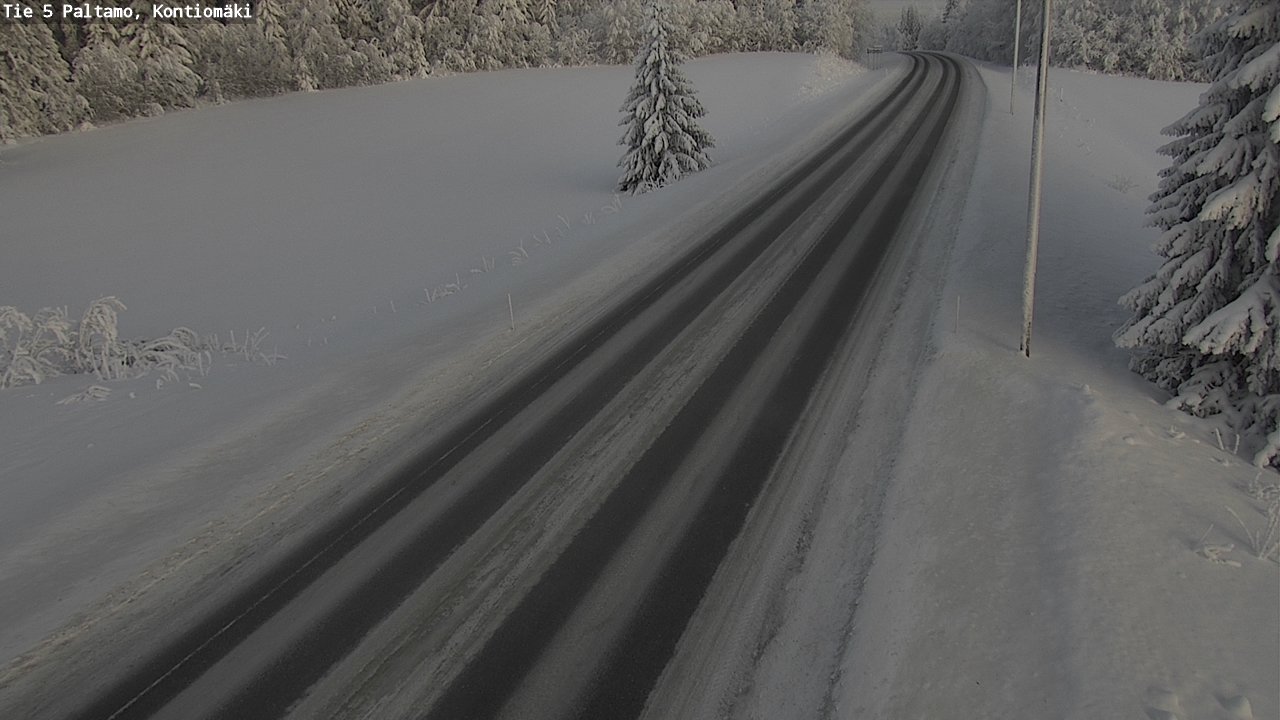 Weather Camera Image Väg 5 Paltamo, Kontiomäki, Paltamo, Kainuu