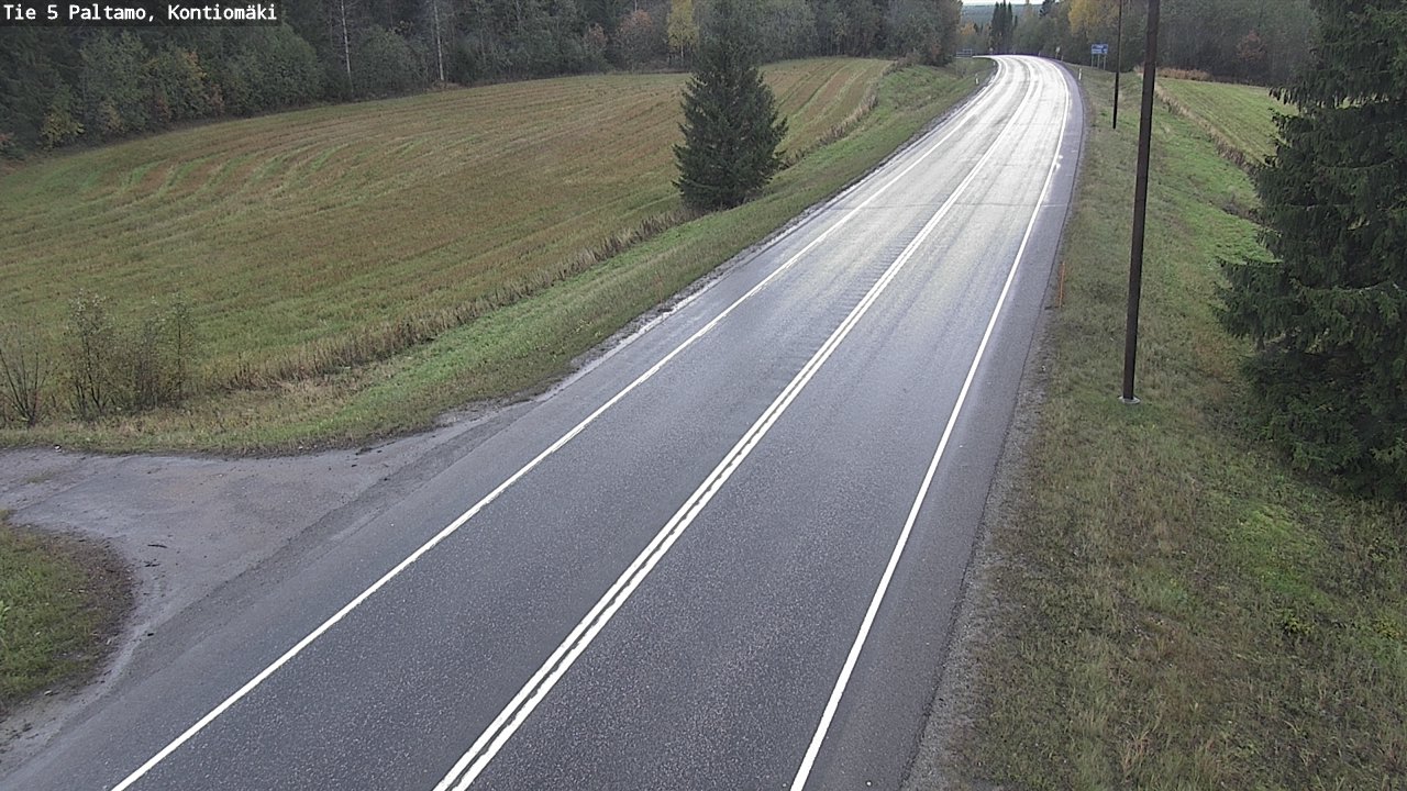 Weather Camera Image Road 5 Paltamo, Kontiomäki, Paltamo, Kainuu