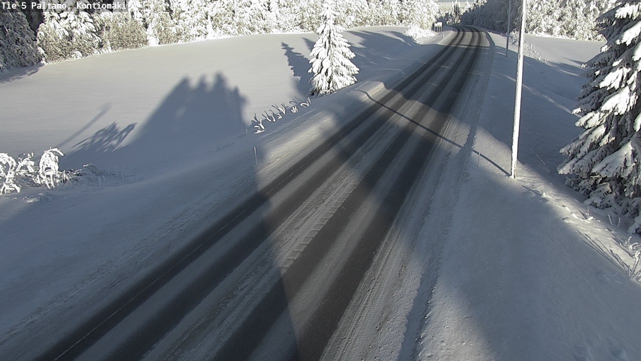 Weather Camera Image Väg 5 Paltamo, Kontiomäki, Paltamo, Kainuu