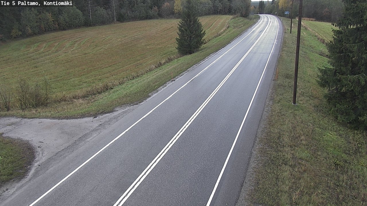 Weather Camera Image Road 5 Paltamo, Kontiomäki, Paltamo, Kainuu