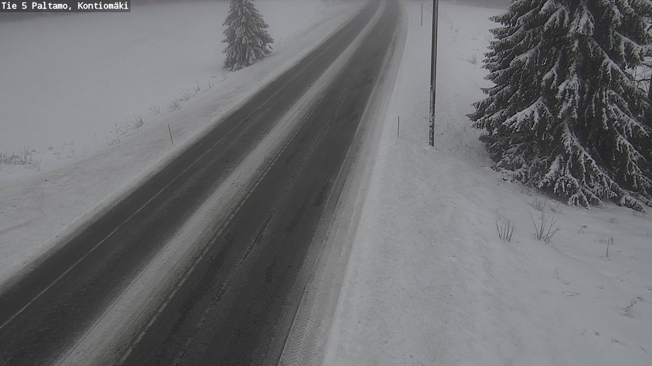 Weather Camera Image Road 5 Paltamo, Kontiomäki, Paltamo, Kainuu