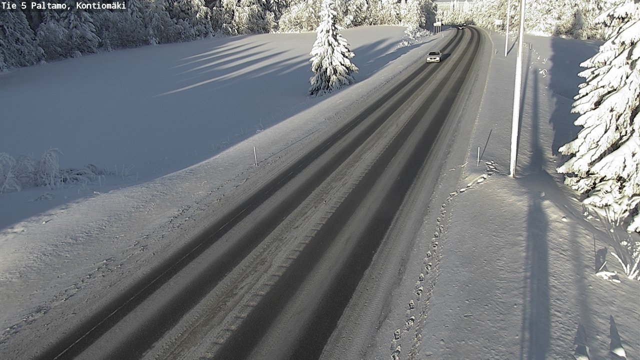 Weather Camera Image Väg 5 Paltamo, Kontiomäki, Paltamo, Kainuu