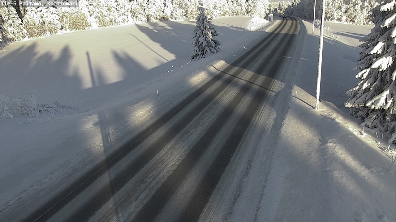 Weather Camera Image Väg 5 Paltamo, Kontiomäki, Paltamo, Kainuu