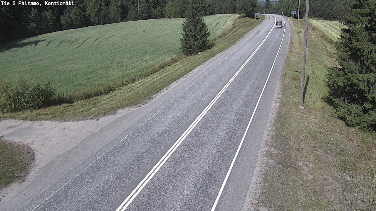 Kelikamerat Kuva Tie 5 Paltamo, Kontiomäki, Paltamo, Kainuu