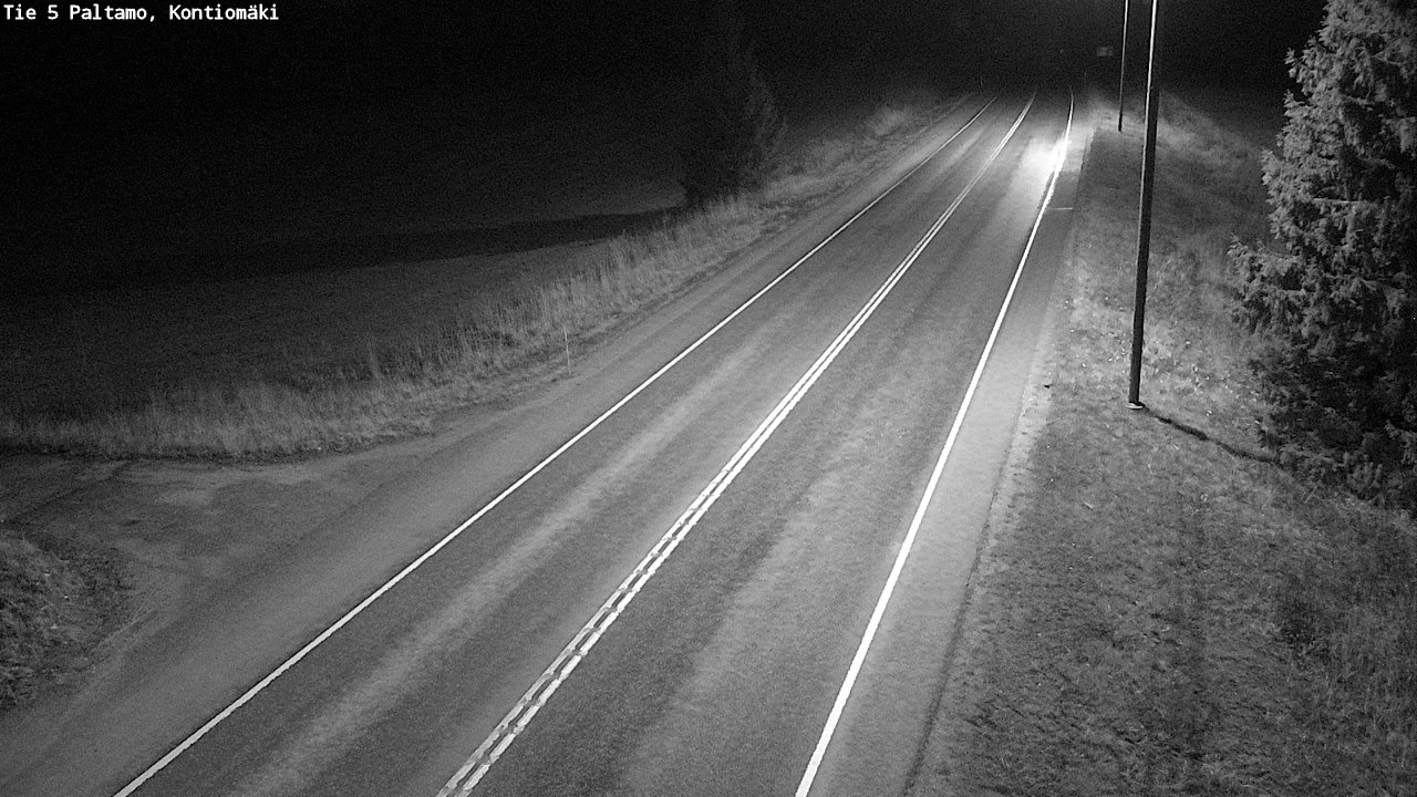 Weather Camera Image Väg 5 Paltamo, Kontiomäki, Paltamo, Kainuu