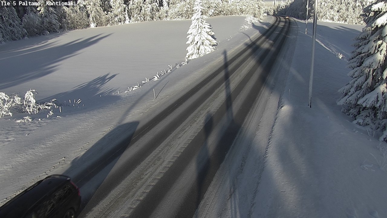 Weather Camera Image Väg 5 Paltamo, Kontiomäki, Paltamo, Kainuu