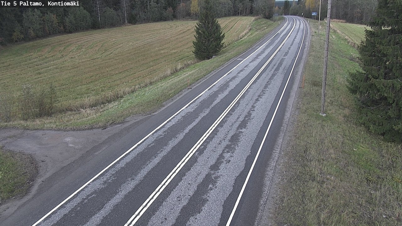 Weather Camera Image Road 5 Paltamo, Kontiomäki, Paltamo, Kainuu