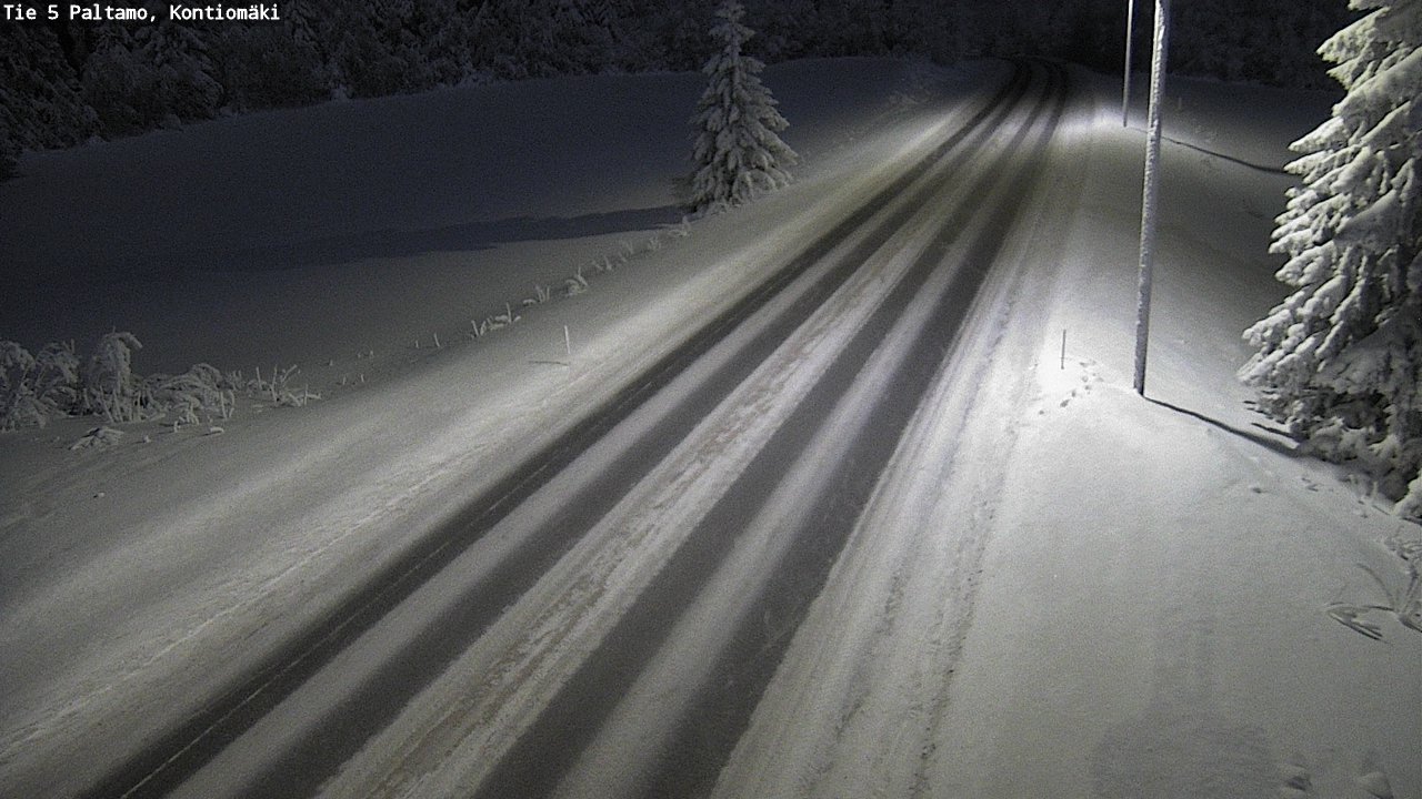 Weather Camera Image Väg 5 Paltamo, Kontiomäki, Paltamo, Kainuu