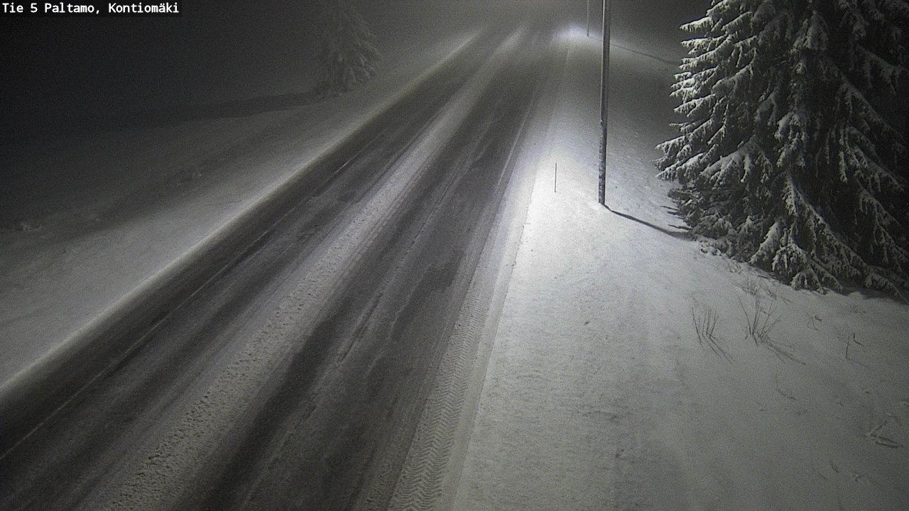 Weather Camera Image Road 5 Paltamo, Kontiomäki, Paltamo, Kainuu