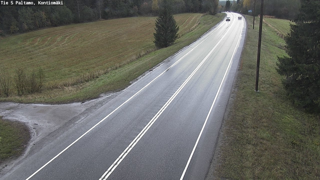 Weather Camera Image Road 5 Paltamo, Kontiomäki, Paltamo, Kainuu