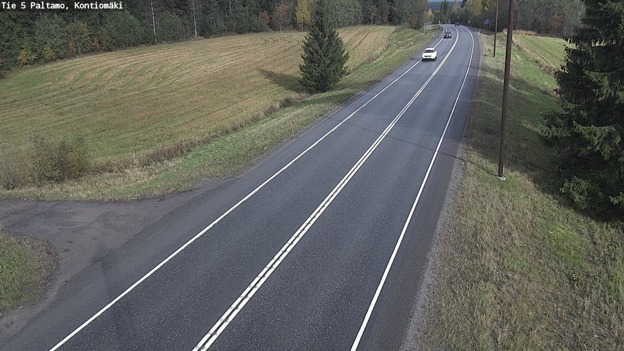 Kelikamerat Kuva Tie 5 Paltamo, Kontiomäki, Paltamo, Kainuu