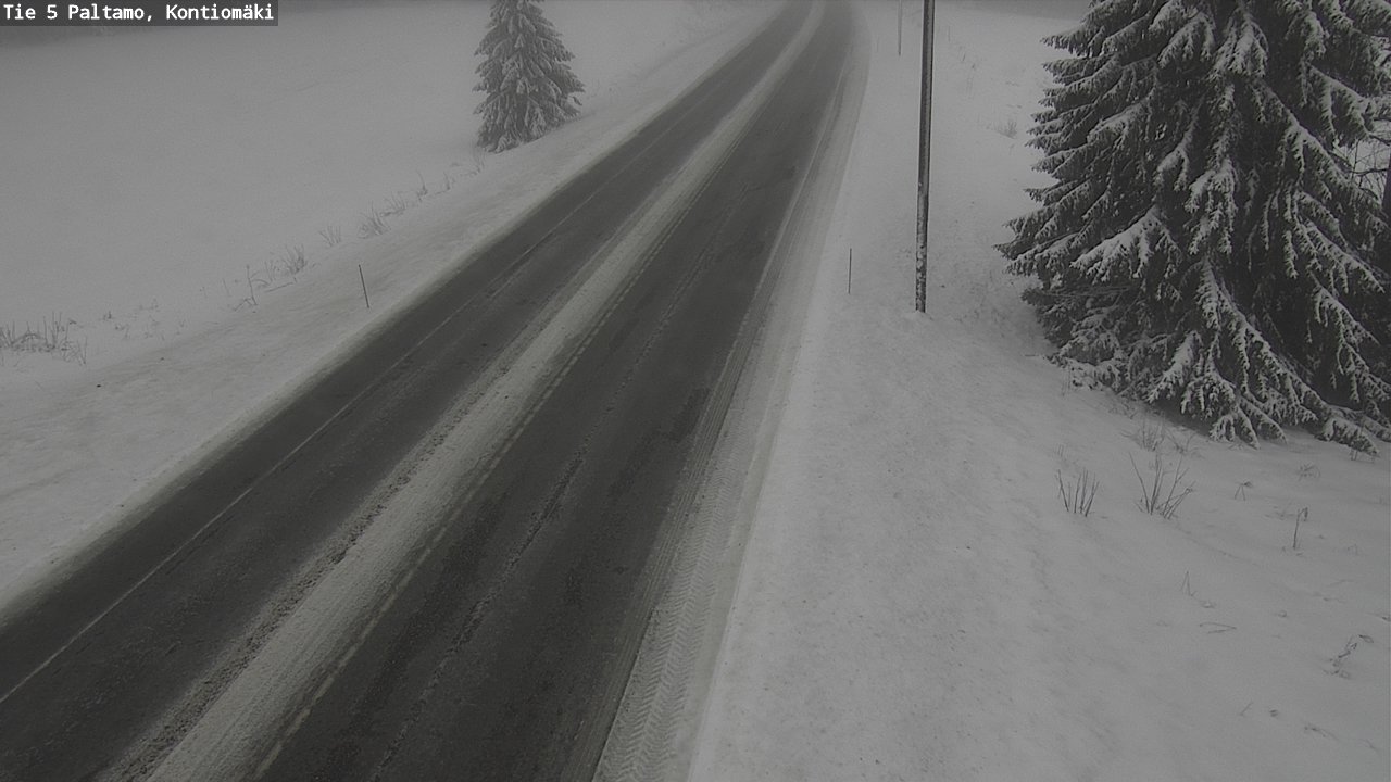 Weather Camera Image Road 5 Paltamo, Kontiomäki, Paltamo, Kainuu
