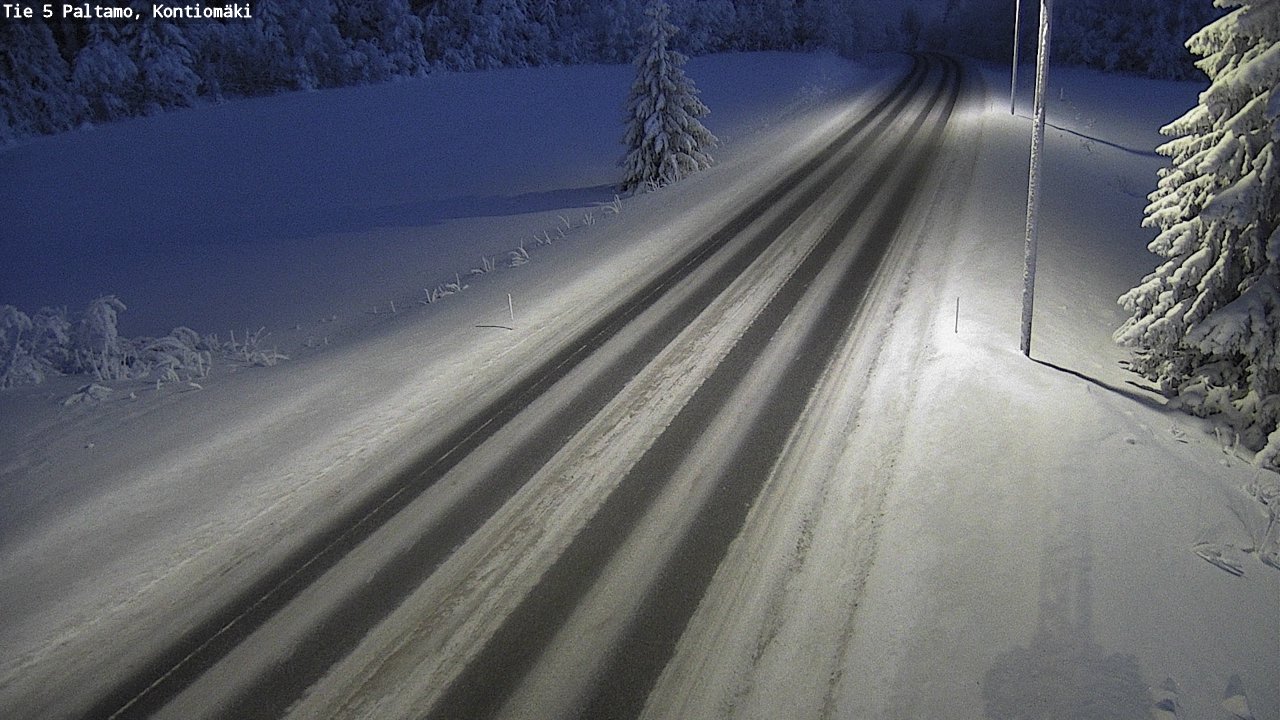 Weather Camera Image Väg 5 Paltamo, Kontiomäki, Paltamo, Kainuu