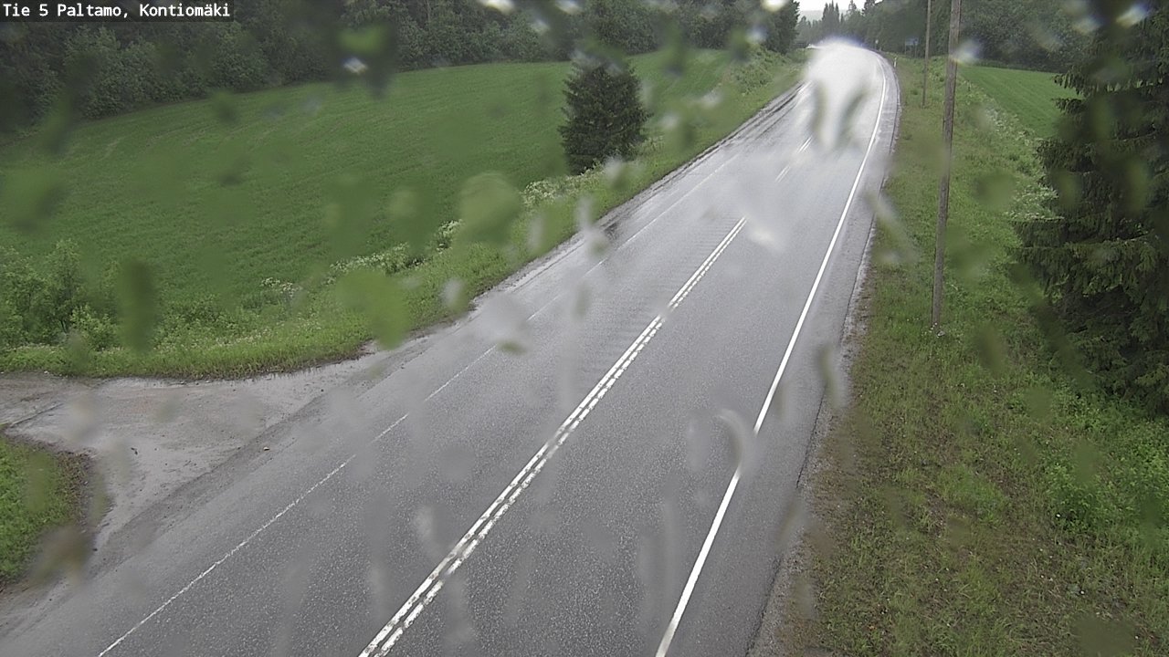 Weather Camera Image Väg 5 Paltamo, Kontiomäki, Paltamo, Kainuu