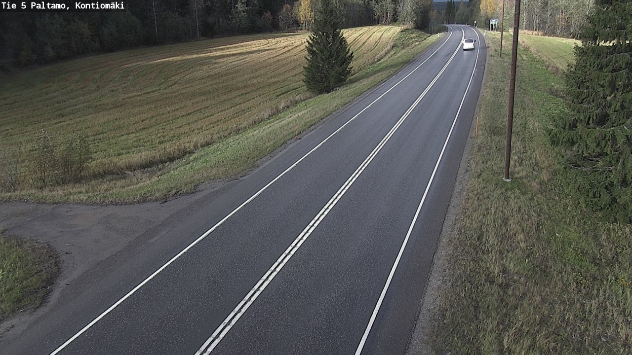 Weather Camera Image Road 5 Paltamo, Kontiomäki, Paltamo, Kainuu