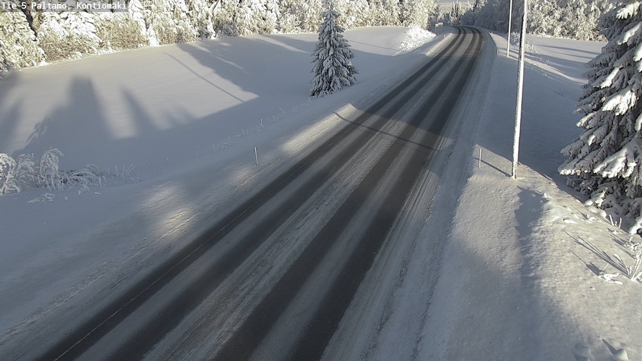 Weather Camera Image Väg 5 Paltamo, Kontiomäki, Paltamo, Kainuu