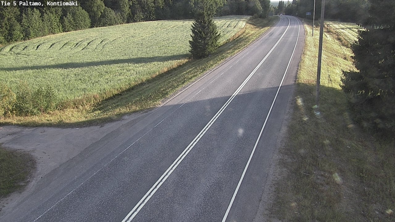 Weather Camera Image Road 5 Paltamo, Kontiomäki, Paltamo, Kainuu