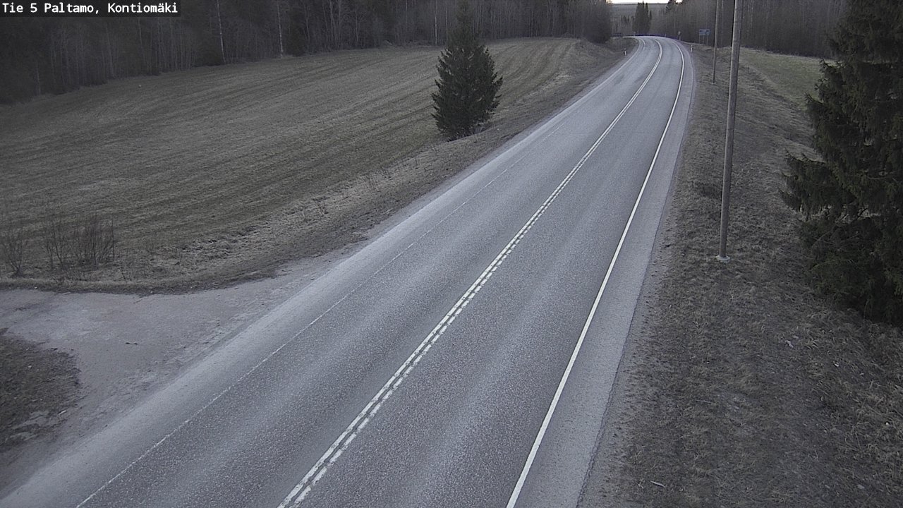 Weather Camera Image Road 5 Paltamo, Kontiomäki, Paltamo, Kainuu