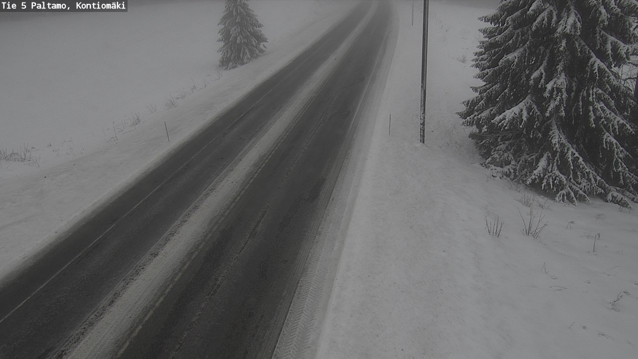 Weather Camera Image Road 5 Paltamo, Kontiomäki, Paltamo, Kainuu