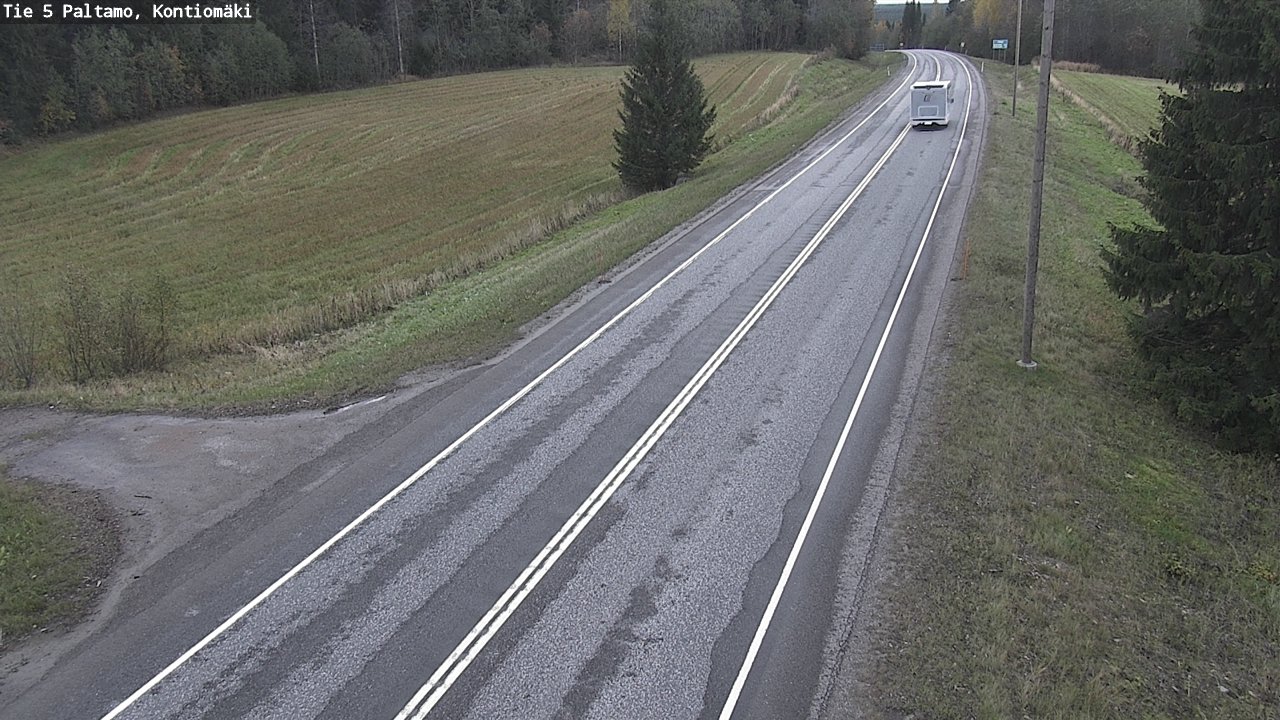 Weather Camera Image Road 5 Paltamo, Kontiomäki, Paltamo, Kainuu