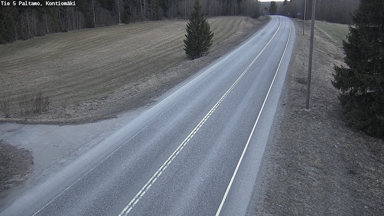 Weather Camera Image Road 5 Paltamo, Kontiomäki, Paltamo, Kainuu