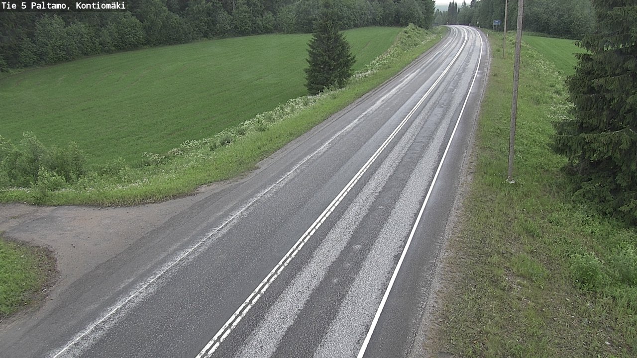 Weather Camera Image Road 5 Paltamo, Kontiomäki, Paltamo, Kainuu