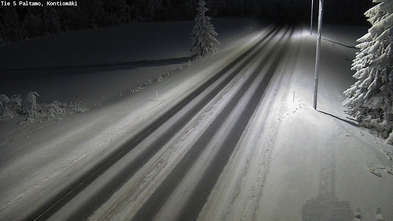 Weather Camera Image Väg 5 Paltamo, Kontiomäki, Paltamo, Kainuu