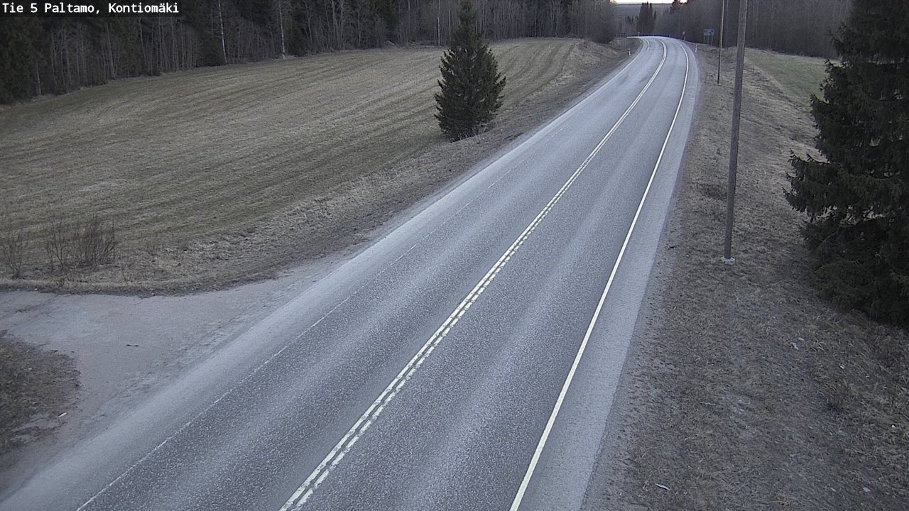Weather Camera Image Road 5 Paltamo, Kontiomäki, Paltamo, Kainuu