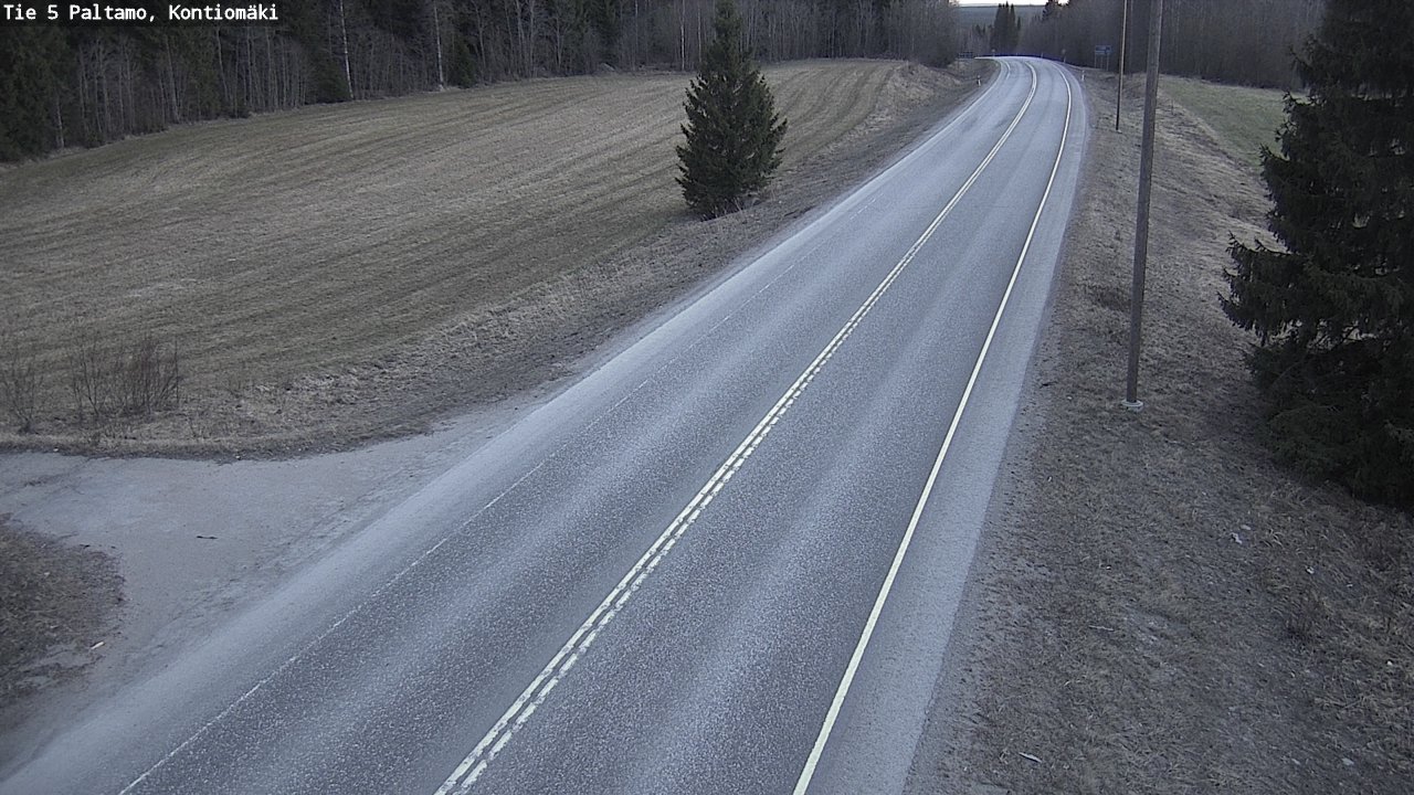 Weather Camera Image Road 5 Paltamo, Kontiomäki, Paltamo, Kainuu