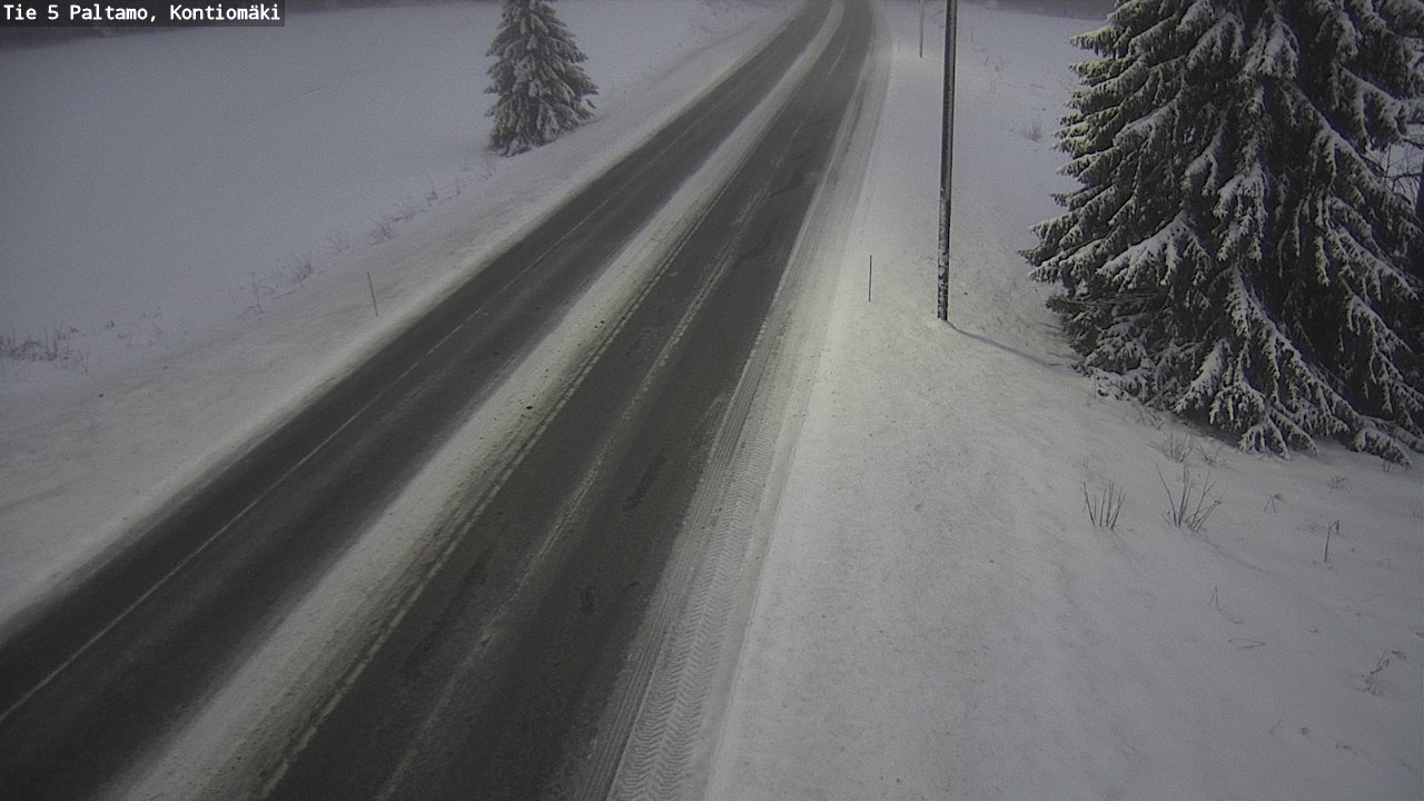 Weather Camera Image Road 5 Paltamo, Kontiomäki, Paltamo, Kainuu