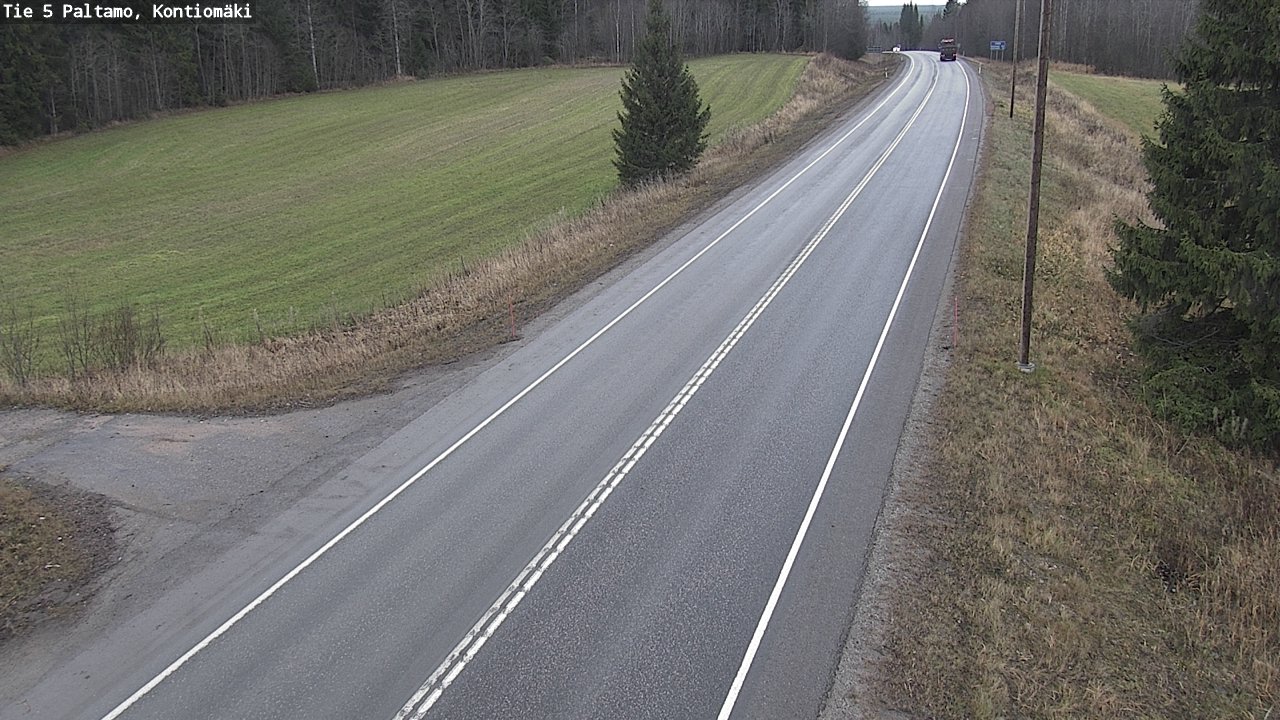 Weather Camera Image Road 5 Paltamo, Kontiomäki, Paltamo, Kainuu