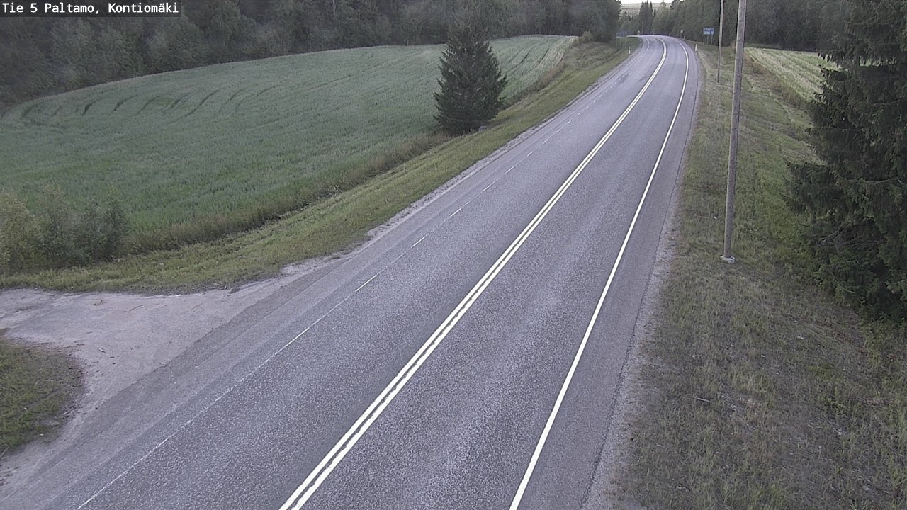 Kelikamerat Kuva Tie 5 Paltamo, Kontiomäki, Paltamo, Kainuu