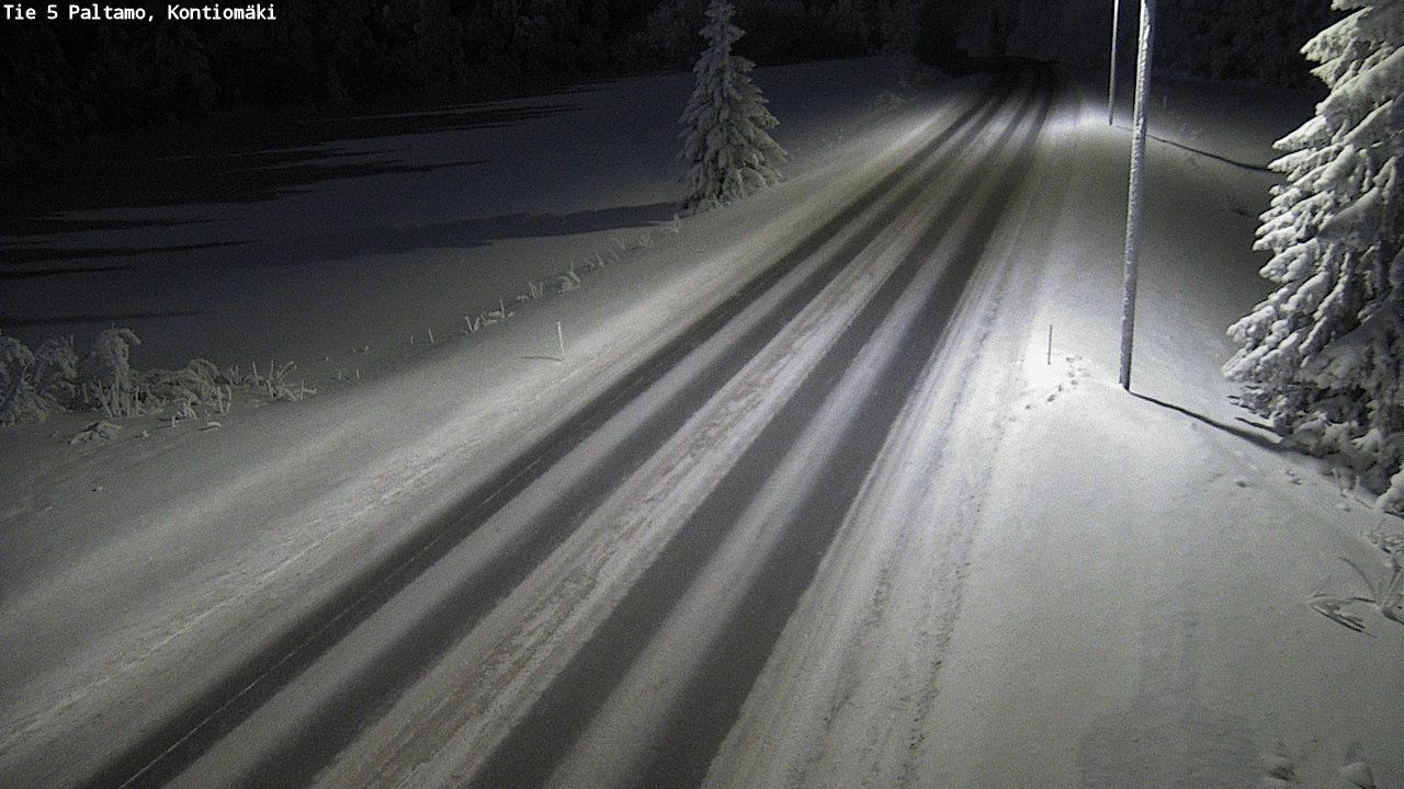 Weather Camera Image Road 5 Paltamo, Kontiomäki, Paltamo, Kainuu
