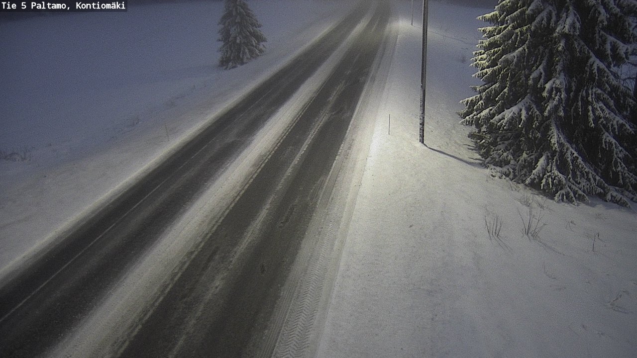 Weather Camera Image Road 5 Paltamo, Kontiomäki, Paltamo, Kainuu