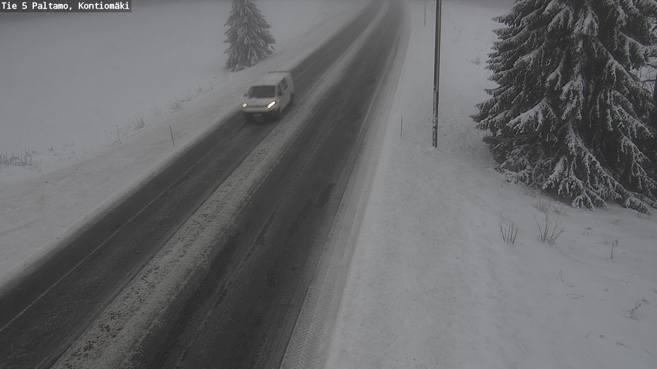 Weather Camera Image Road 5 Paltamo, Kontiomäki, Paltamo, Kainuu
