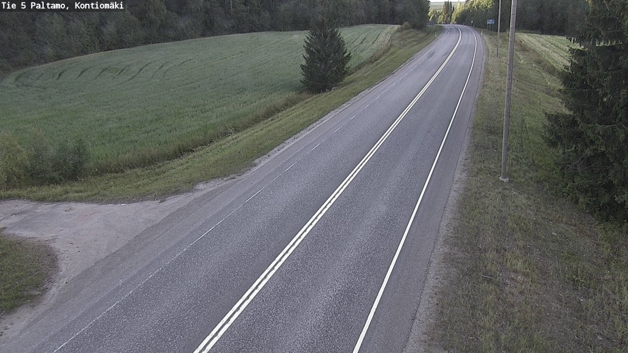 Kelikamerat Kuva Tie 5 Paltamo, Kontiomäki, Paltamo, Kainuu