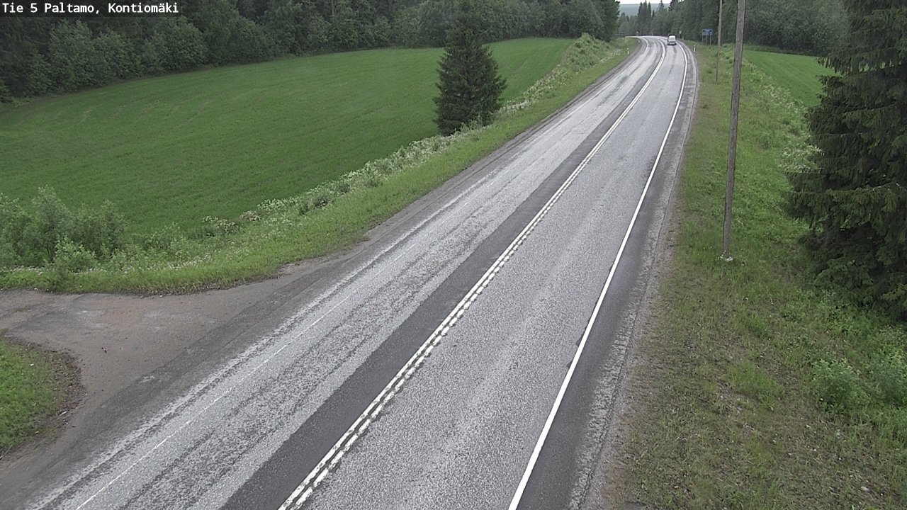Weather Camera Image Road 5 Paltamo, Kontiomäki, Paltamo, Kainuu