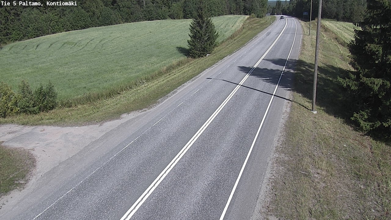 Kelikamerat Kuva Tie 5 Paltamo, Kontiomäki, Paltamo, Kainuu